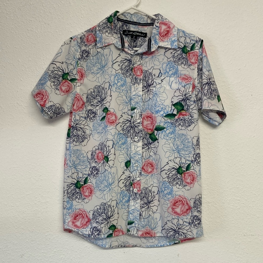 Just Attitude short sleeve button down